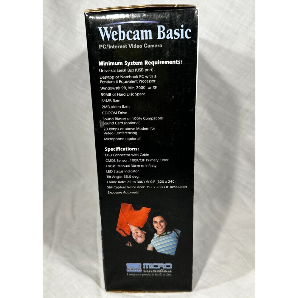 NEW Vintage Micro Innovations Basic Webcam PC/Internet USB Video Camera IC50C - Picture 3 of 9